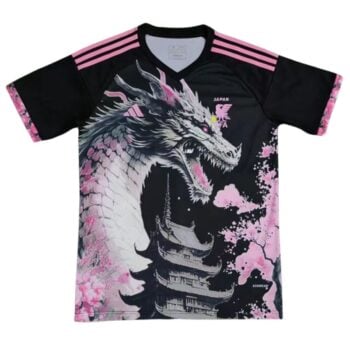 Japan "Dragon Pagoda" black jersey