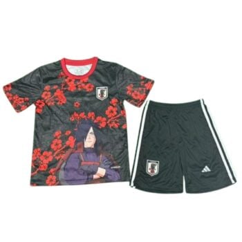 Itachi Uchiha Black & Red Japan Kids Football Kit